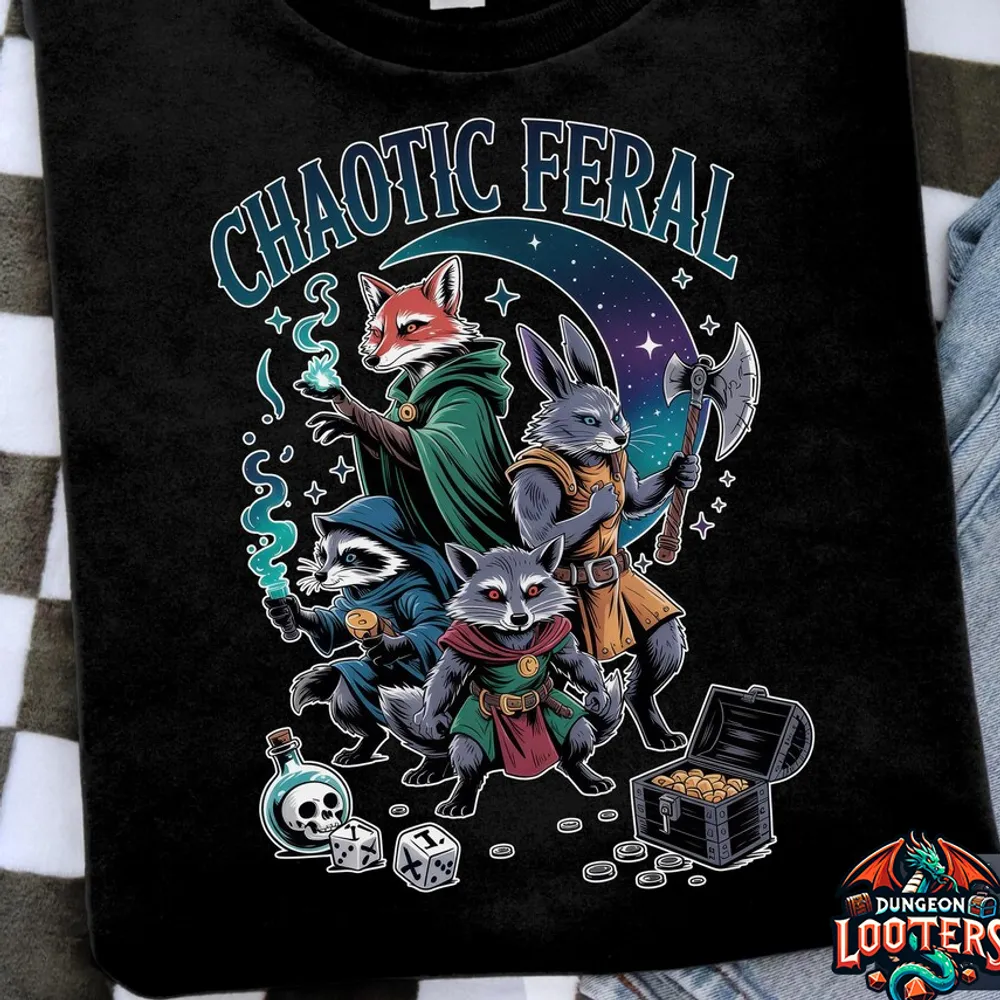 Chaotic Feral Classic Unisex T-Shirt - 1