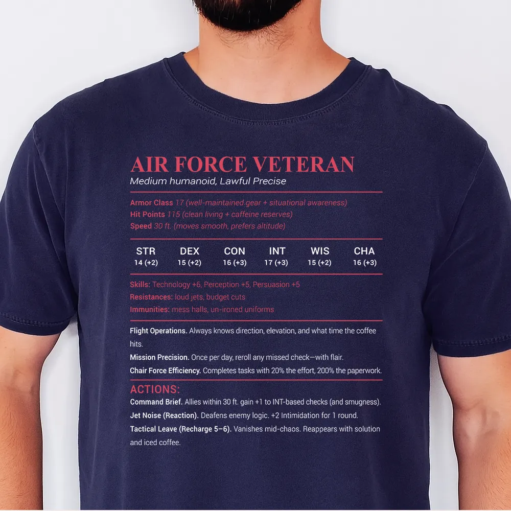 Air Force Veteran Classic Unisex T-Shirt - 1