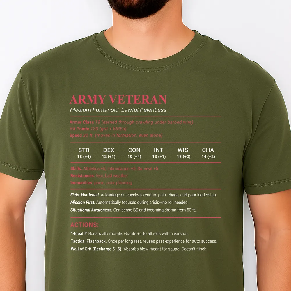 Army Veteran Classic Unisex T-Shirt - 1