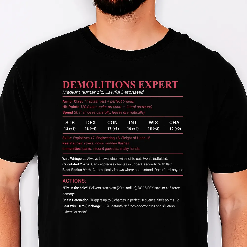DEMOLITIONS EXPERT Classic Unisex T-Shirt - 1