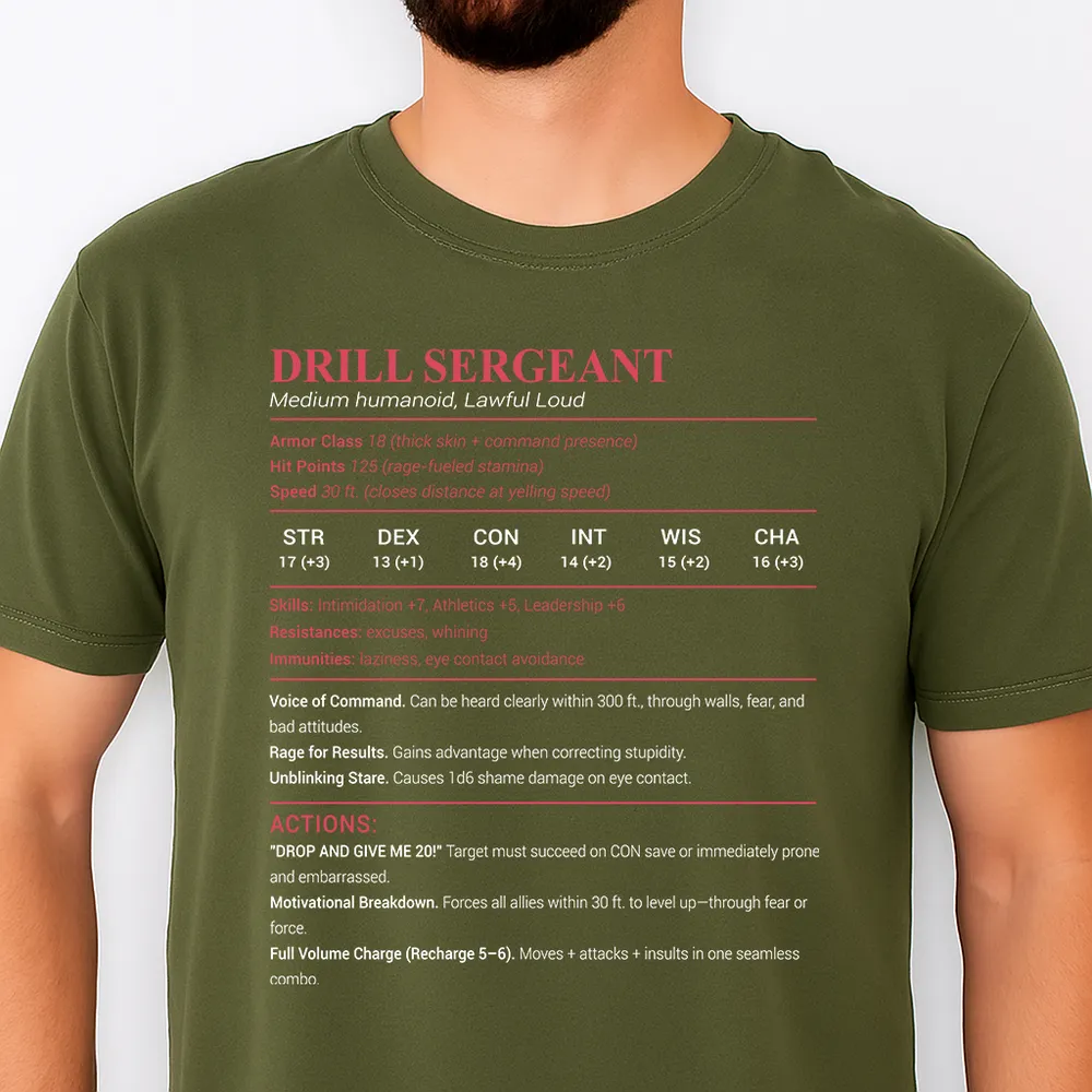 DRILL SERGEANT Classic Unisex T-Shirt - 1