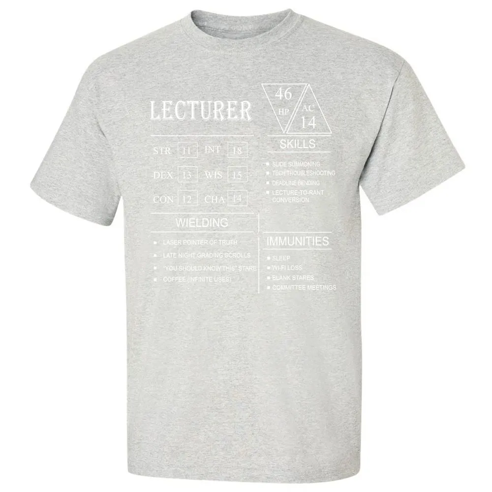Lecturer New Classic Unisex T-Shirt - Ash - 2