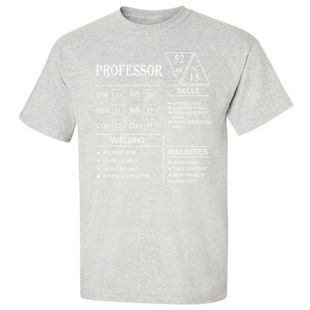 Professor New Classic Unisex T-Shirt - Ash - 2