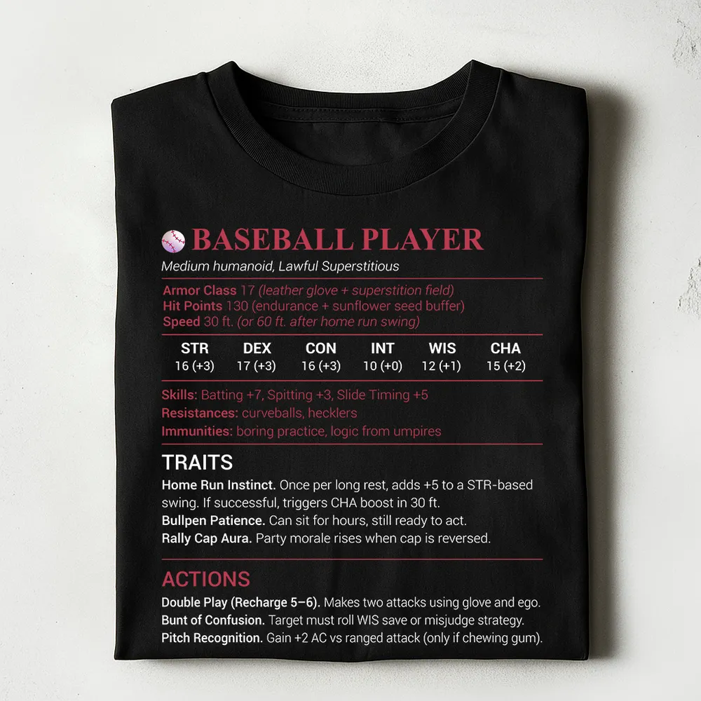 Baseball Player Classic Unisex T-Shirt - 1