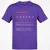 Cheerleader Stats Classic Unisex T-Shirt - Purple - 9