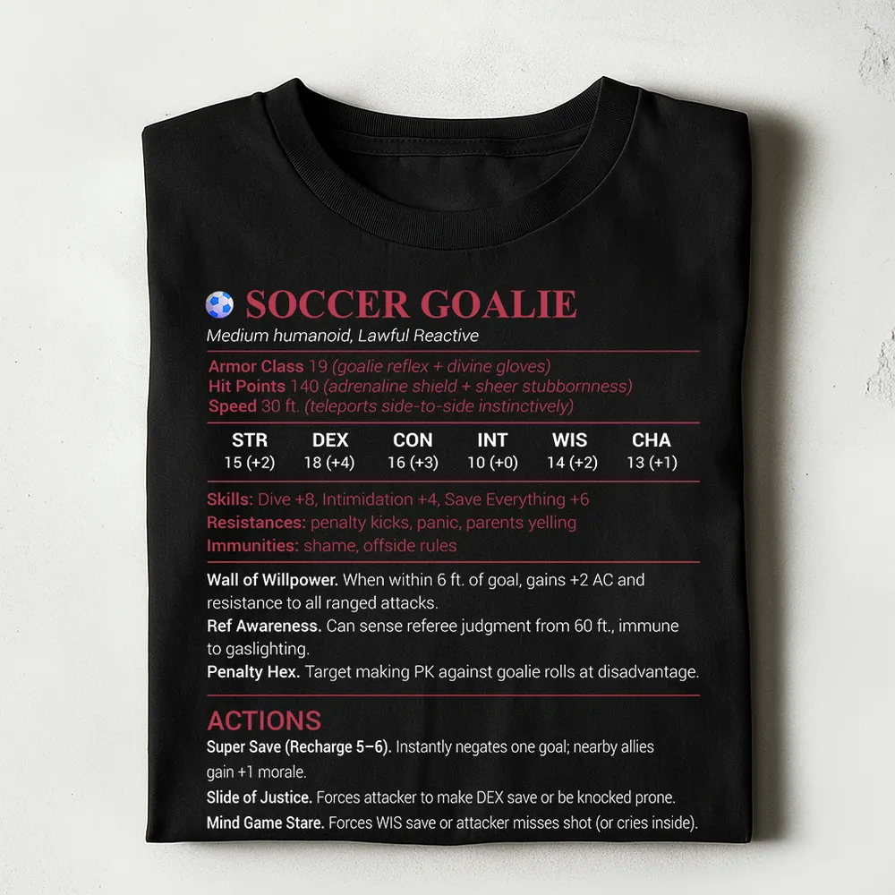 Soccer Goalie Classic Unisex T-Shirt - 1
