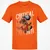 Funny Dragon Critical Hit Classic Unisex T-Shirt - Orange - 8