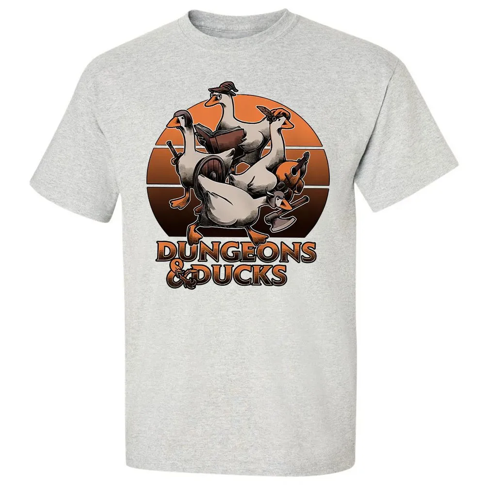 Dungeons And Ducks Classic Unisex T-Shirt - Ash - 2