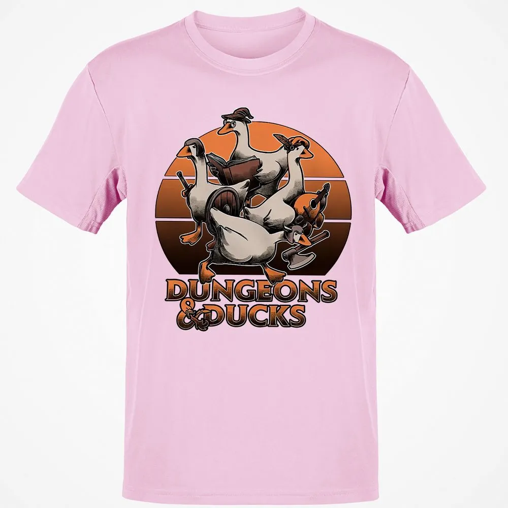 Dungeons And Ducks Classic Unisex T-Shirt - Light Pink - 5