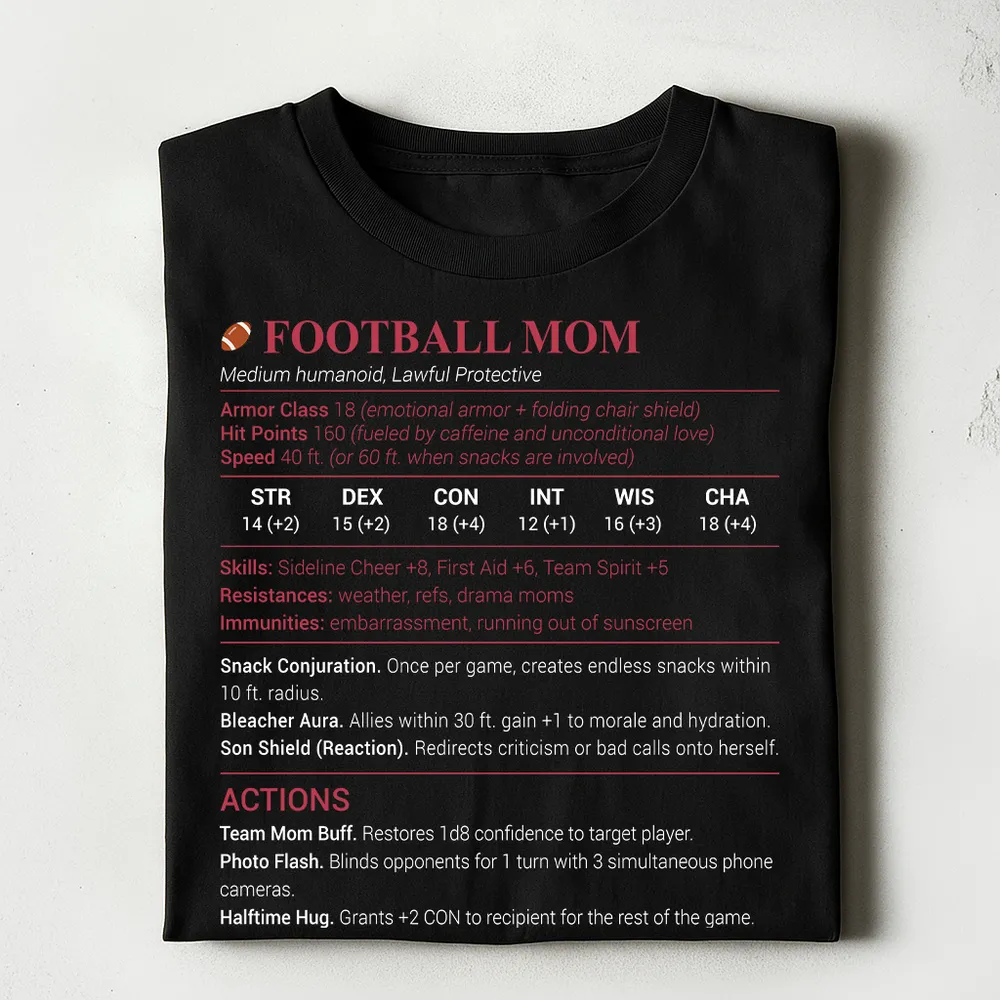 Football Mom Classic Unisex T-Shirt - 1