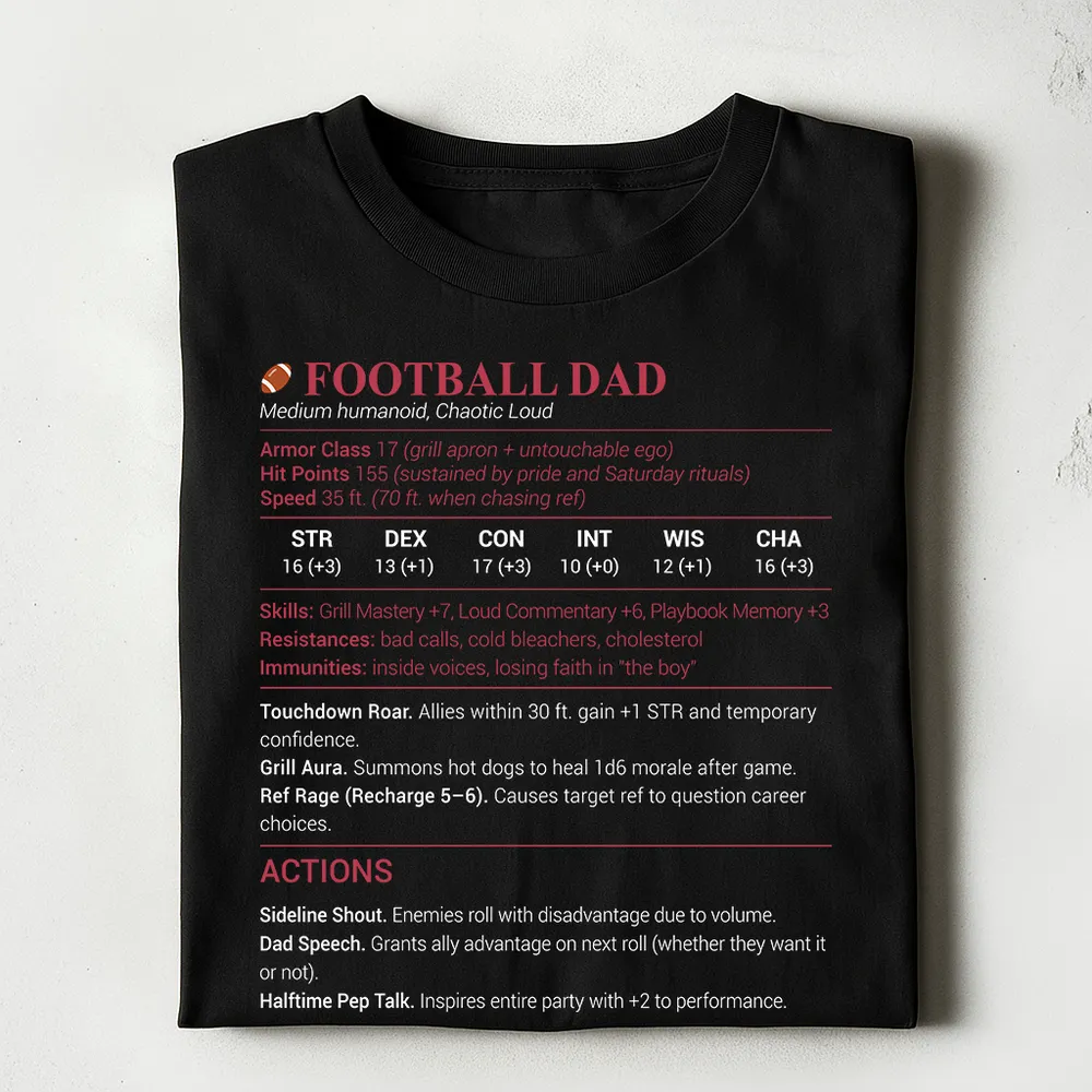 Football Dad Classic Unisex T-Shirt - 1