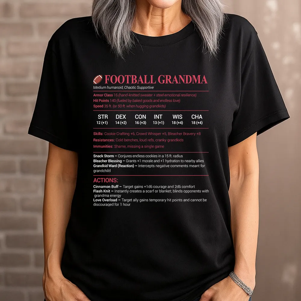 Football Grandma Classic Unisex T-Shirt - 1