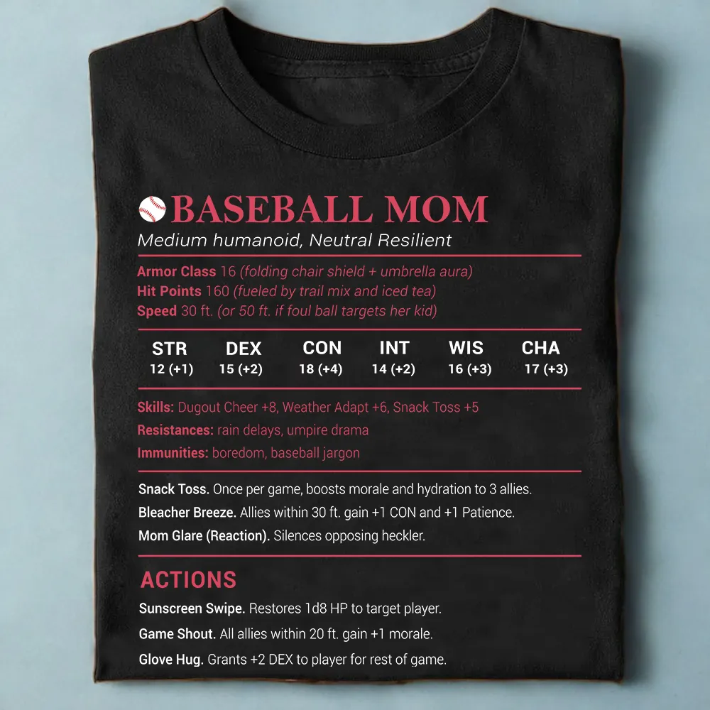 Baseball Mom Classic Unisex T-Shirt - 1