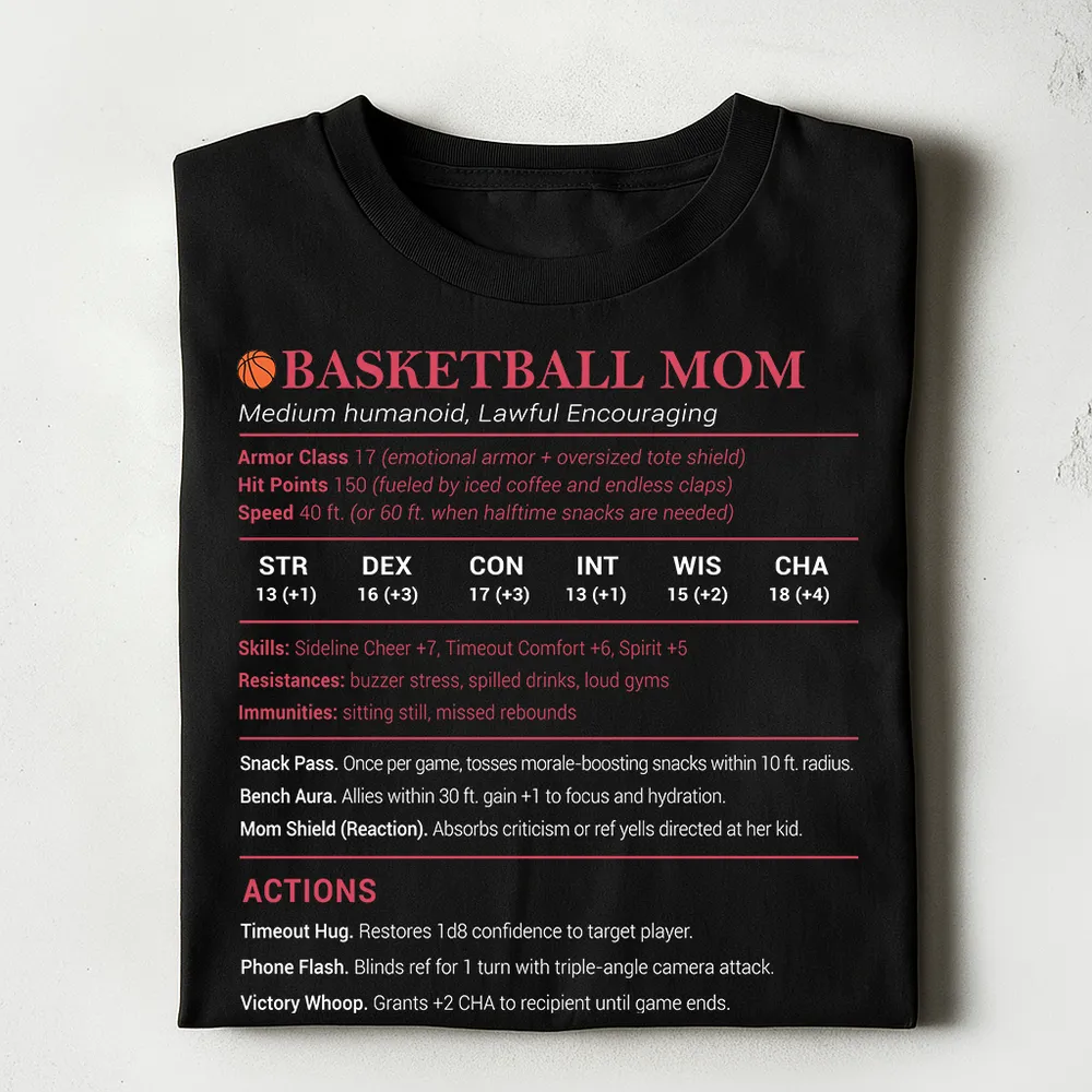 Basketball Mom Classic Unisex T-Shirt - 1
