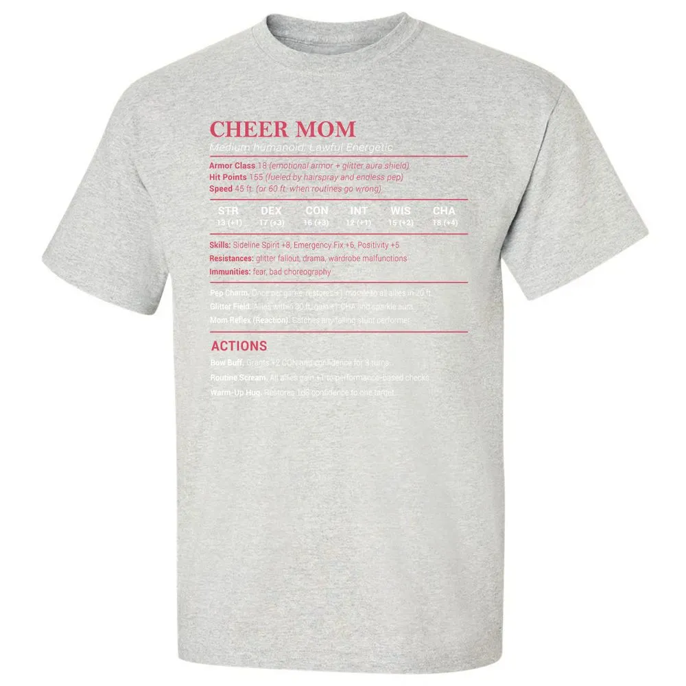 Cheer Mom Classic Unisex T-Shirt - Ash - 2