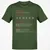 Pianist Stats Classic Unisex T-Shirt - Military Green - 6