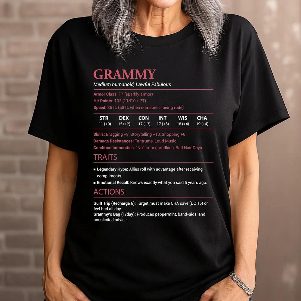 Grammy Stats Classic Unisex T-Shirt - 1