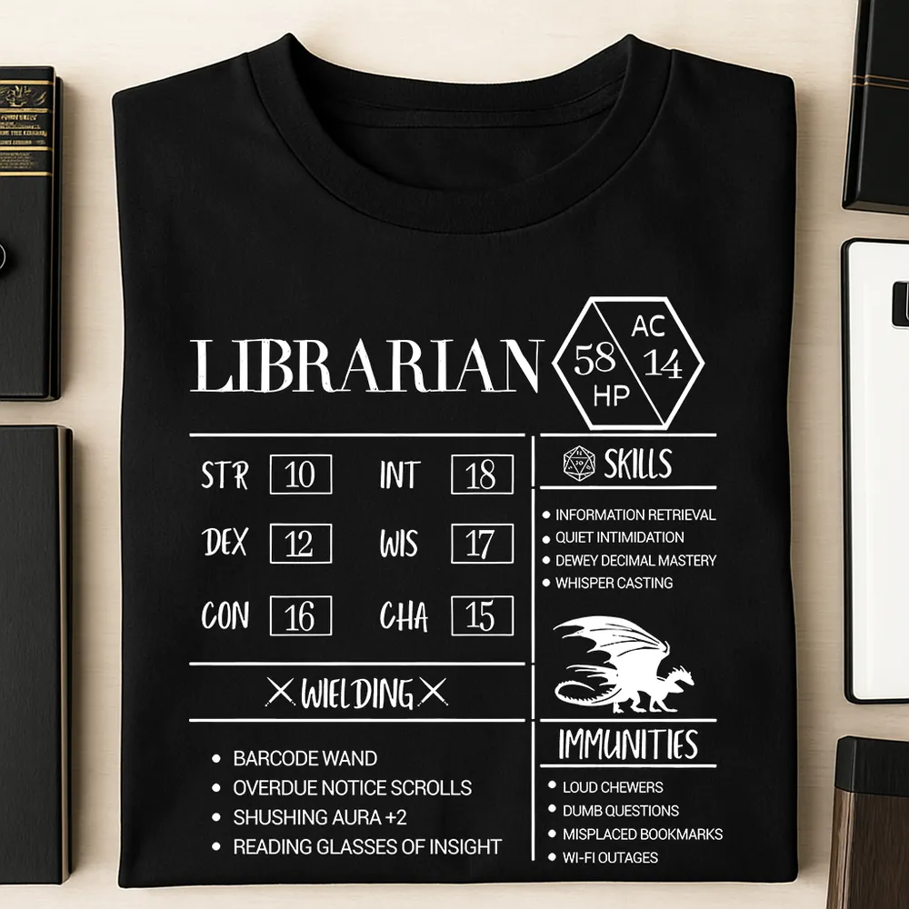 Librarian New Classic Unisex T-Shirt - 1