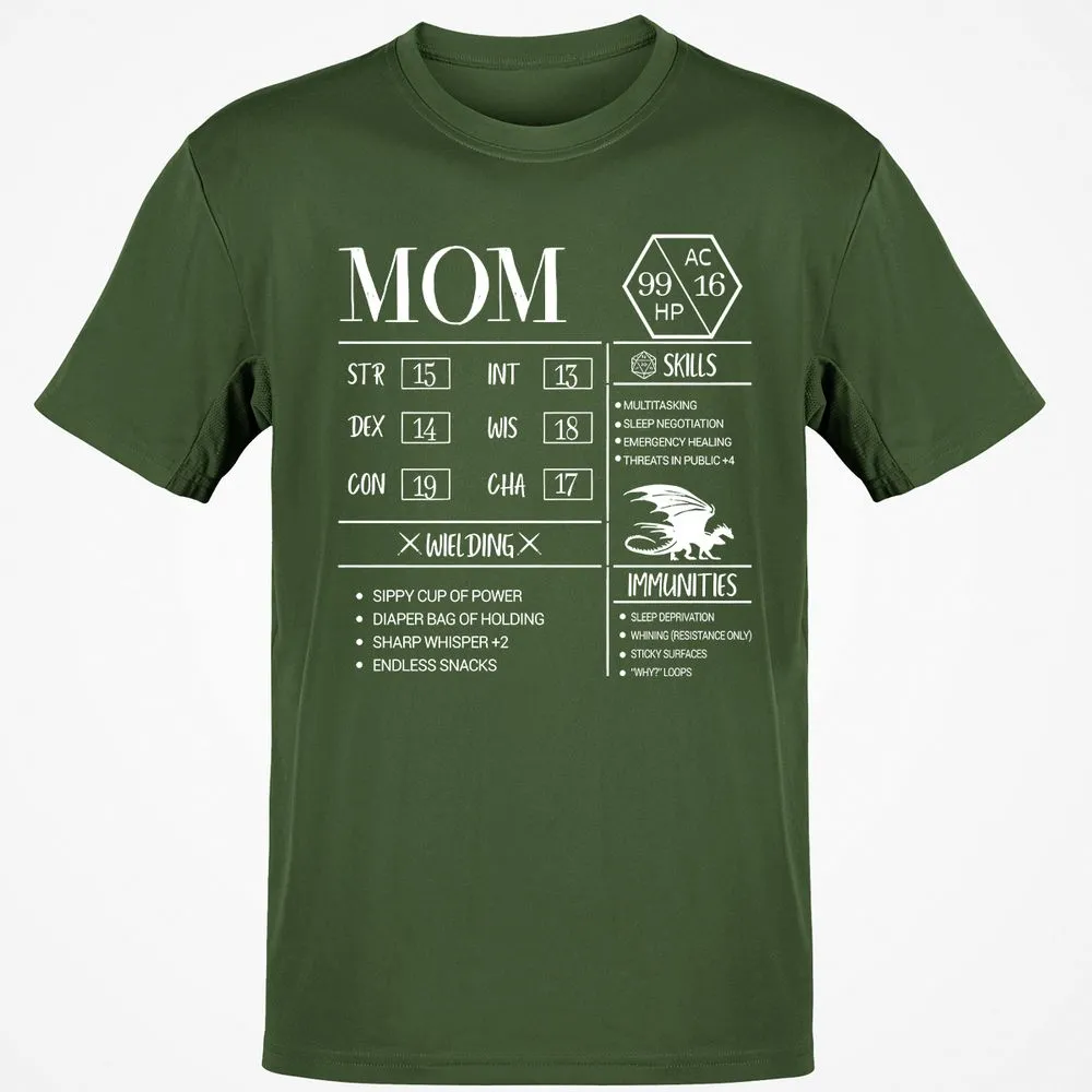 Mom New Classic Unisex T-Shirt - Military Green - 6