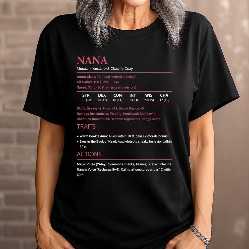 Nana Stats Classic Unisex T-Shirt - 1