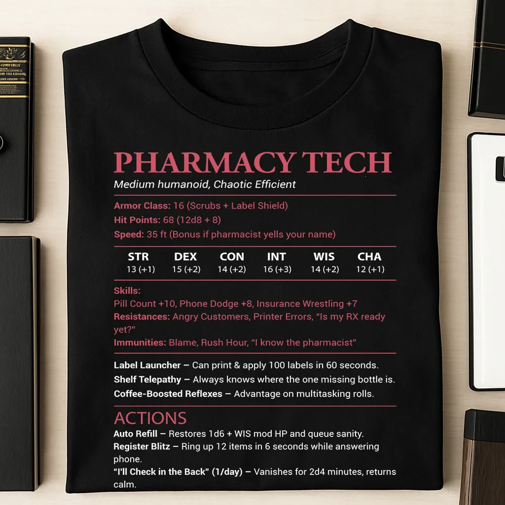 Pharmacy Tech Classic Unisex T-Shirt - 1