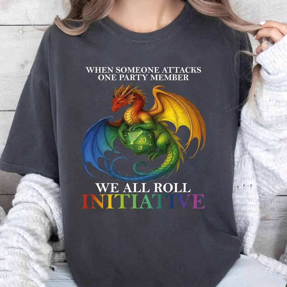 Dragon Roll For Initiative Classic Unisex T-Shirt - 1