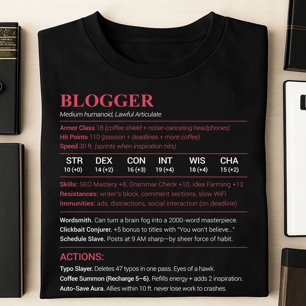 Blogger Classic Unisex T-Shirt - 1