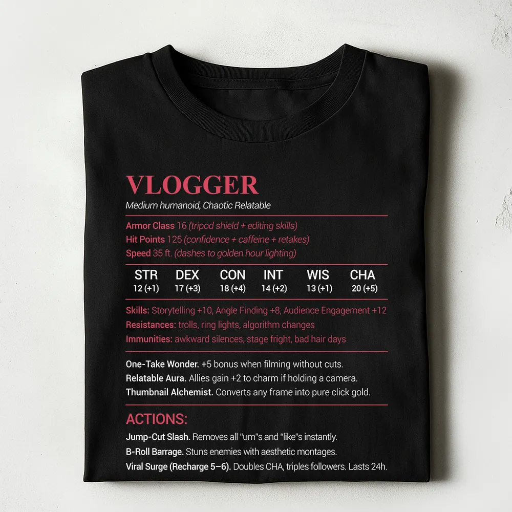 Vlogger Classic Unisex T-Shirt - 1
