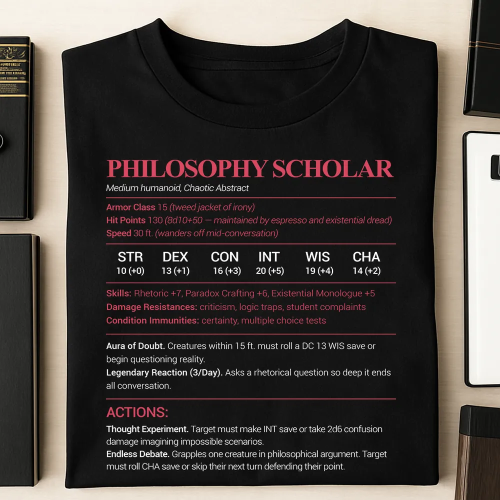Philosophy Scholar Classic Unisex T-Shirt - 1