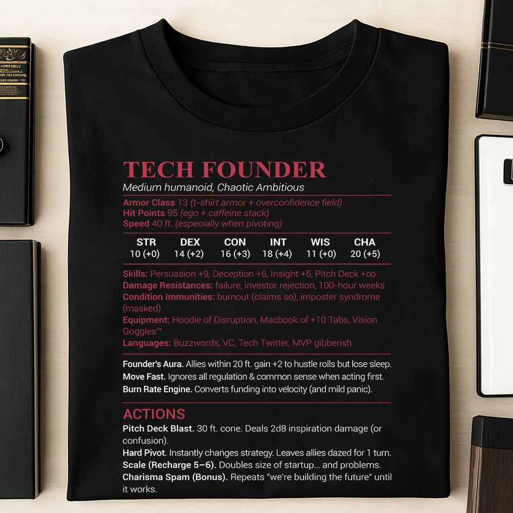Tech Founder Classic Unisex T-Shirt - 1