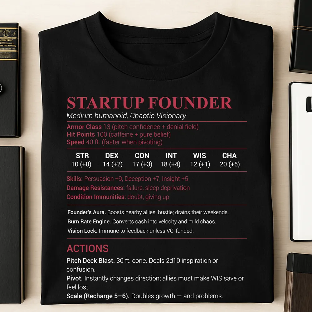 Startup Founder Classic Unisex T-Shirt - 1