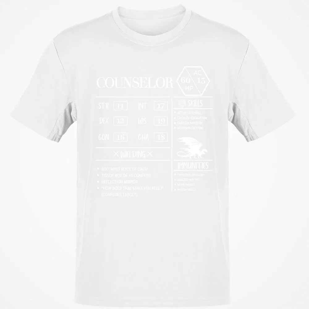 Counselor New Classic Unisex T-Shirt - White - 12