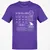 Math Teacher New Classic Unisex T-Shirt - Purple - 9