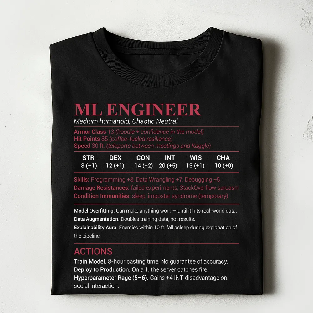 ML Engineer Classic Unisex T-Shirt - 1