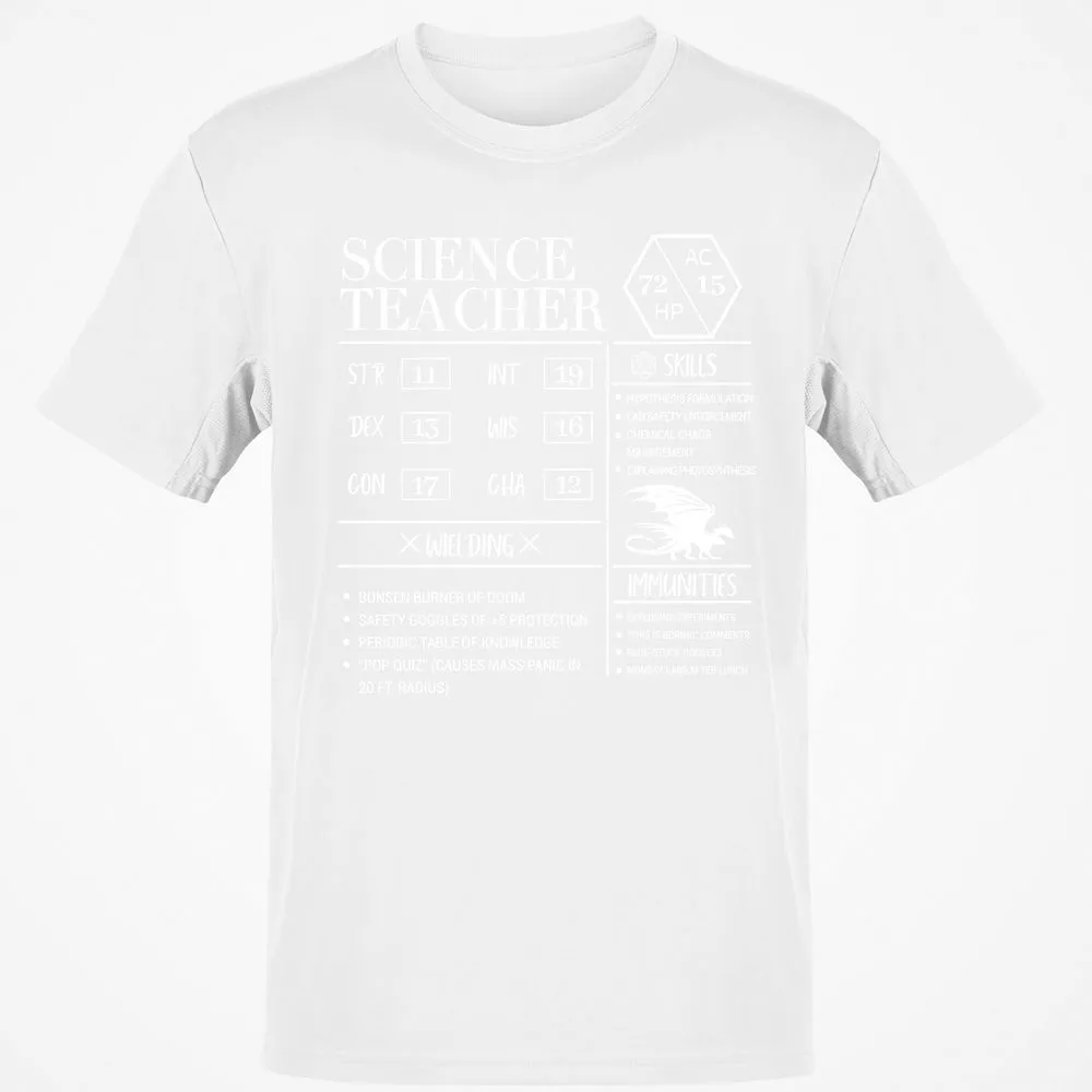 Science Teacher New Classic Unisex T-Shirt - White - 12