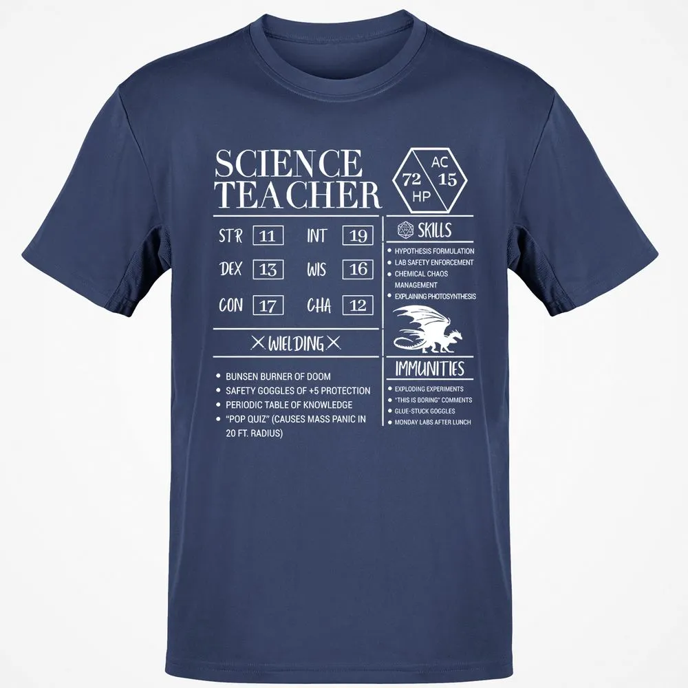Science Teacher New Classic Unisex T-Shirt - Navy - 7