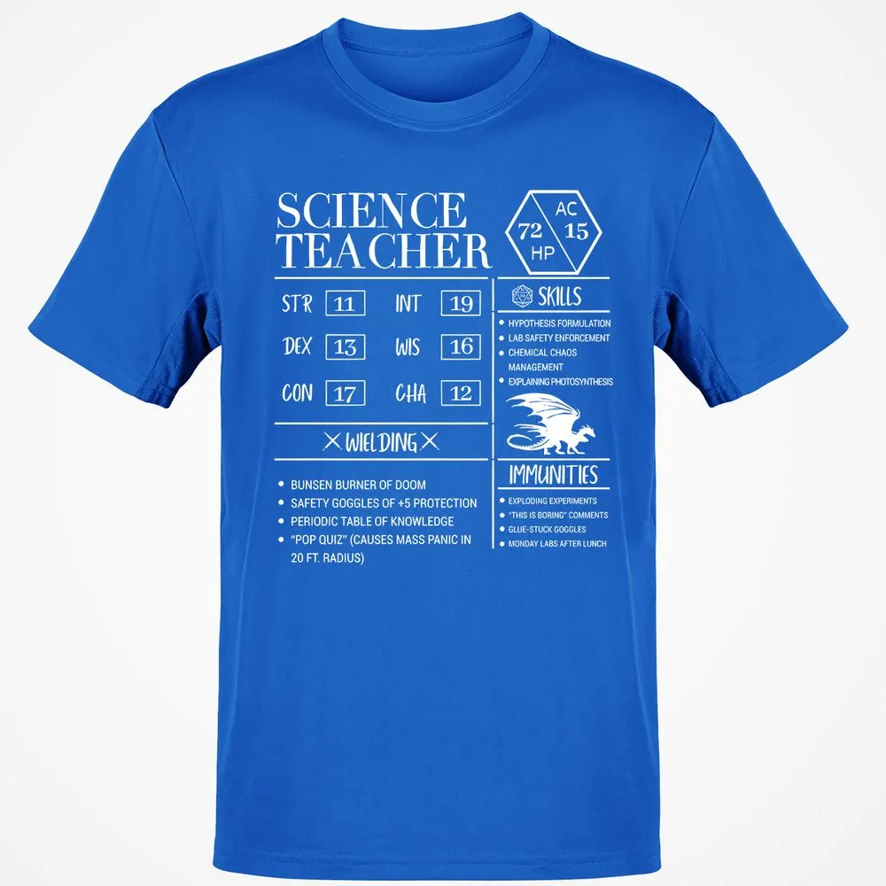 Science Teacher New Classic Unisex T-Shirt - Royal - 11