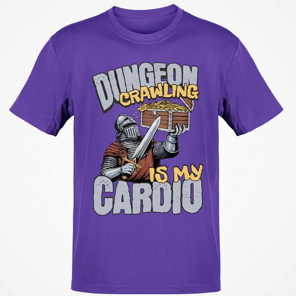 Dungeon Crawling Is My Cardio Classic Unisex T-Shirt - Purple - 9