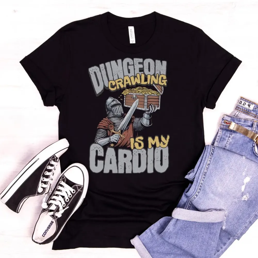 Dungeon Crawling Is My Cardio Classic Unisex T-Shirt - 1