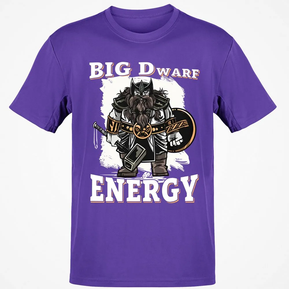 Big Dwarf Energy Classic Unisex T-Shirt - Purple - 9