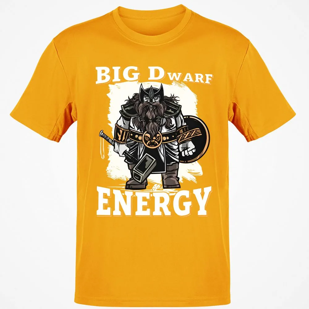 Big Dwarf Energy Classic Unisex T-Shirt - Gold - 4