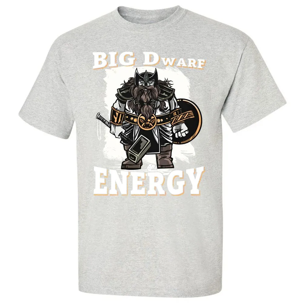 Big Dwarf Energy Classic Unisex T-Shirt - Ash - 2