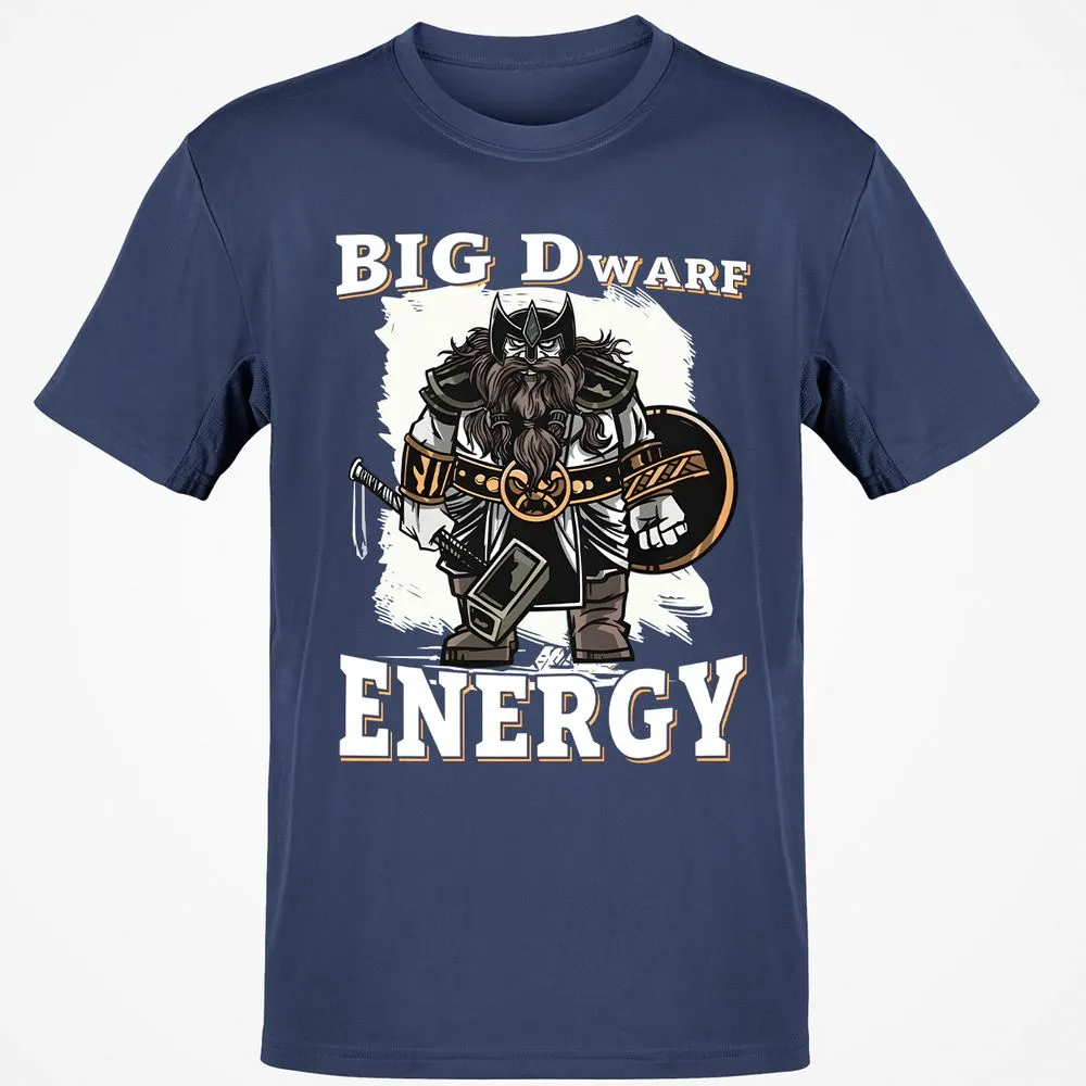 Big Dwarf Energy Classic Unisex T-Shirt - Navy - 7