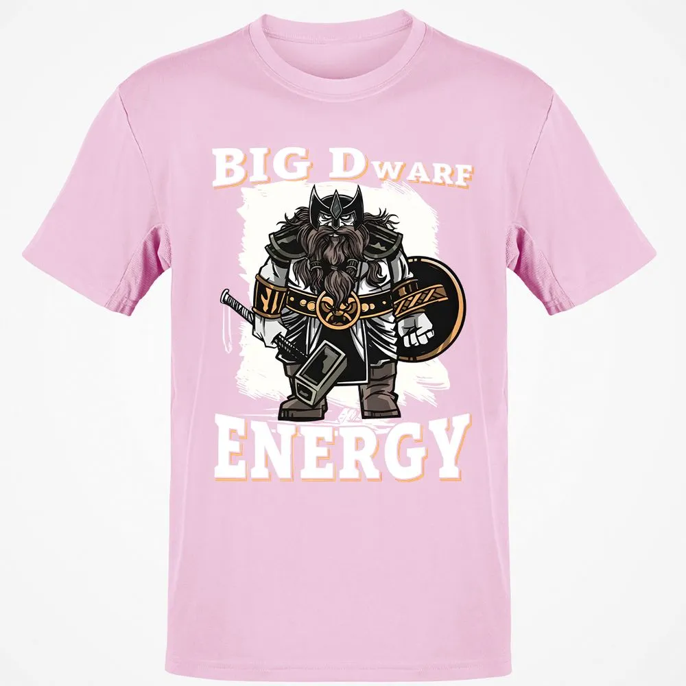 Big Dwarf Energy Classic Unisex T-Shirt - Light Pink - 5