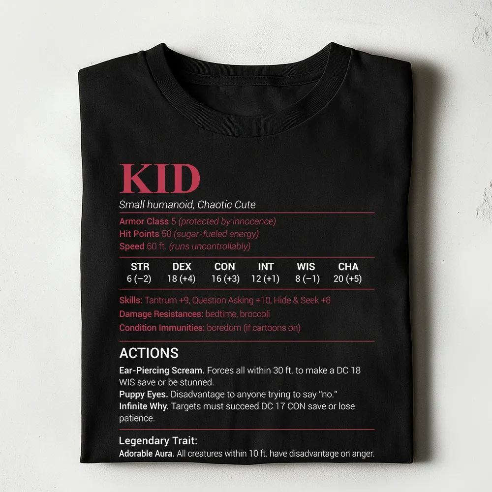 Kid Stats Classic Unisex T-Shirt - 1