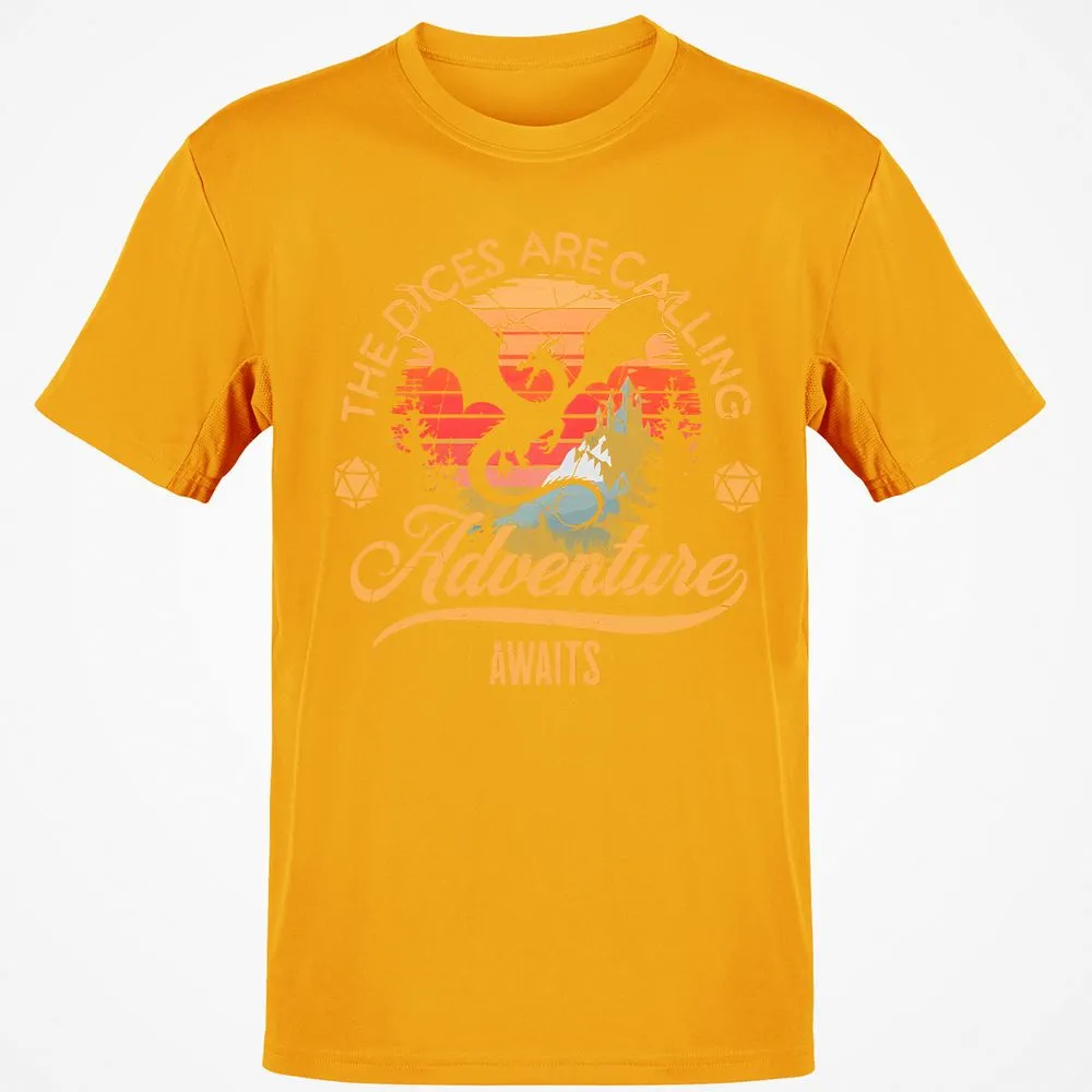 The Dices Are Calling Classic Unisex T-Shirt - Gold - 4