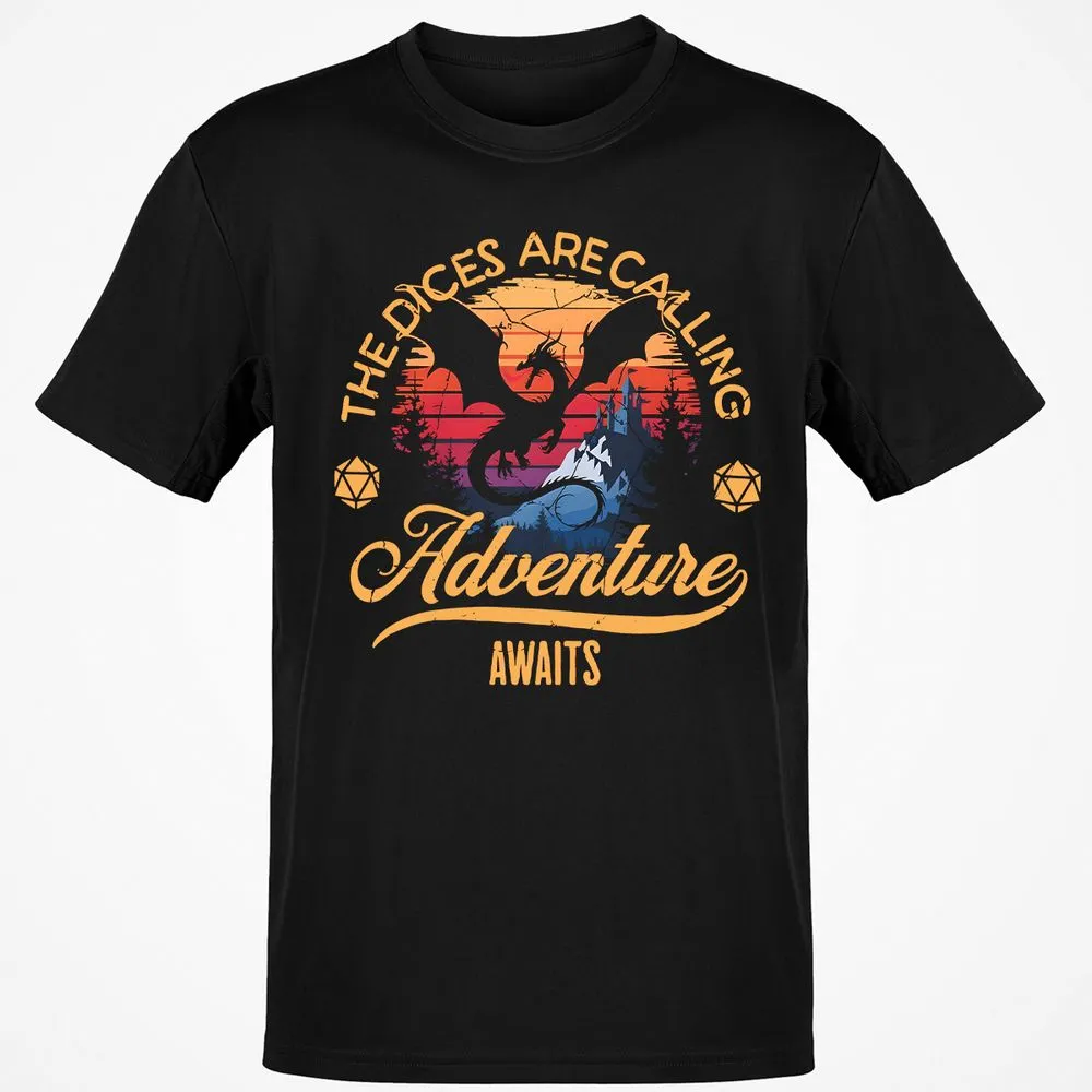 The Dices Are Calling Classic Unisex T-Shirt - Black - 1