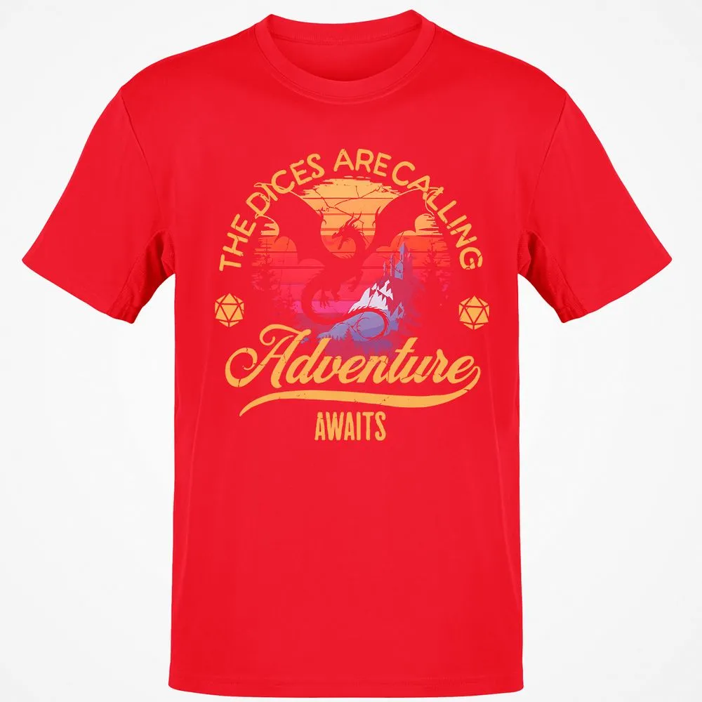 The Dices Are Calling Classic Unisex T-Shirt - Red - 10