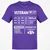 Veteran New Ver. Classic Unisex T-Shirt - Purple - 9
