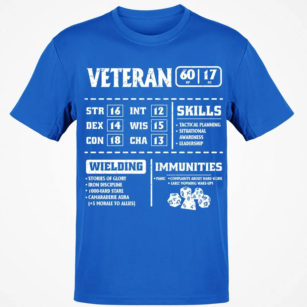 Veteran New Ver. Classic Unisex T-Shirt - Royal - 11